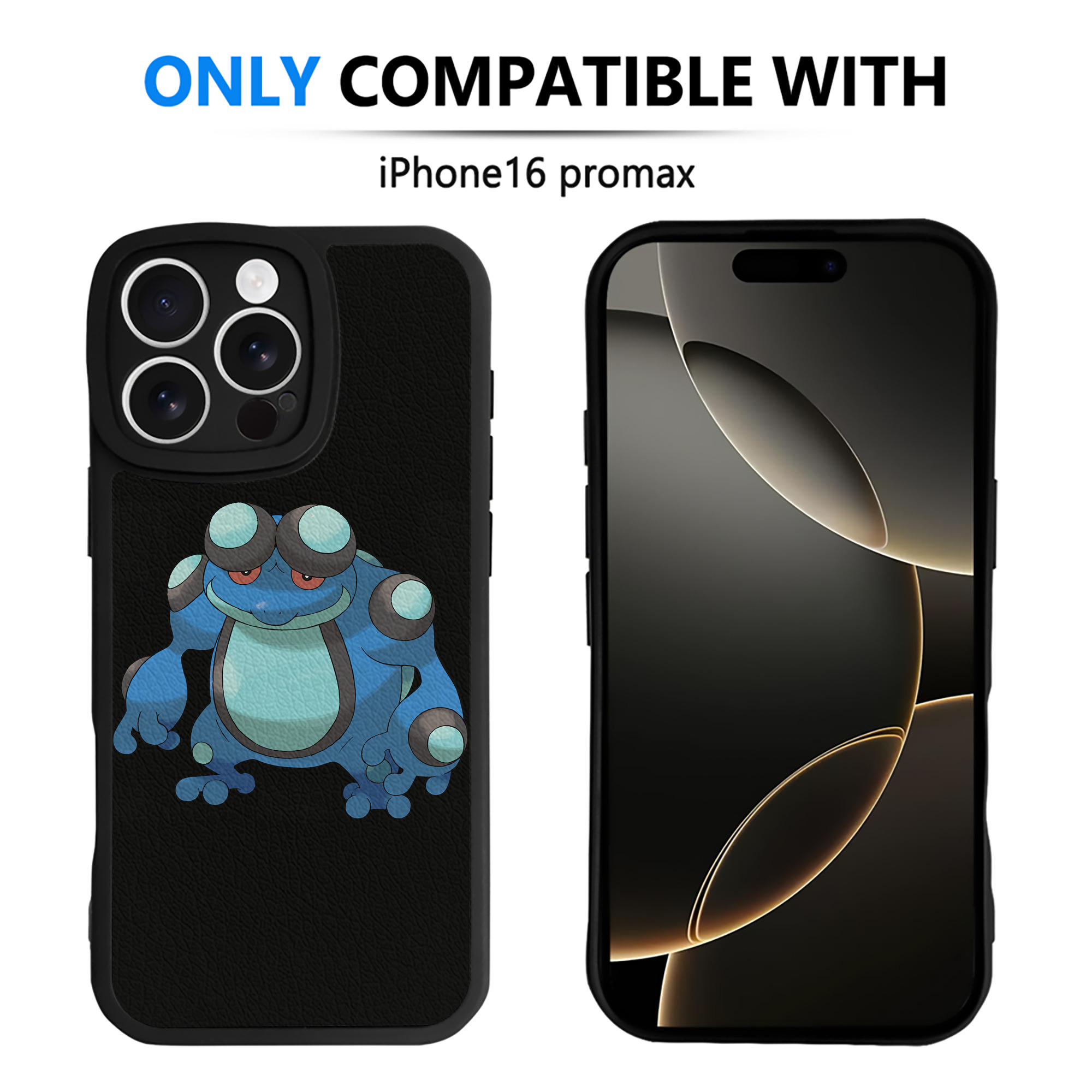 （画像用） ポケットモンスター Pokémon 【iPhone 16シリーズ対応】シリコンスマホケース（レザー調） 材質：シリコン